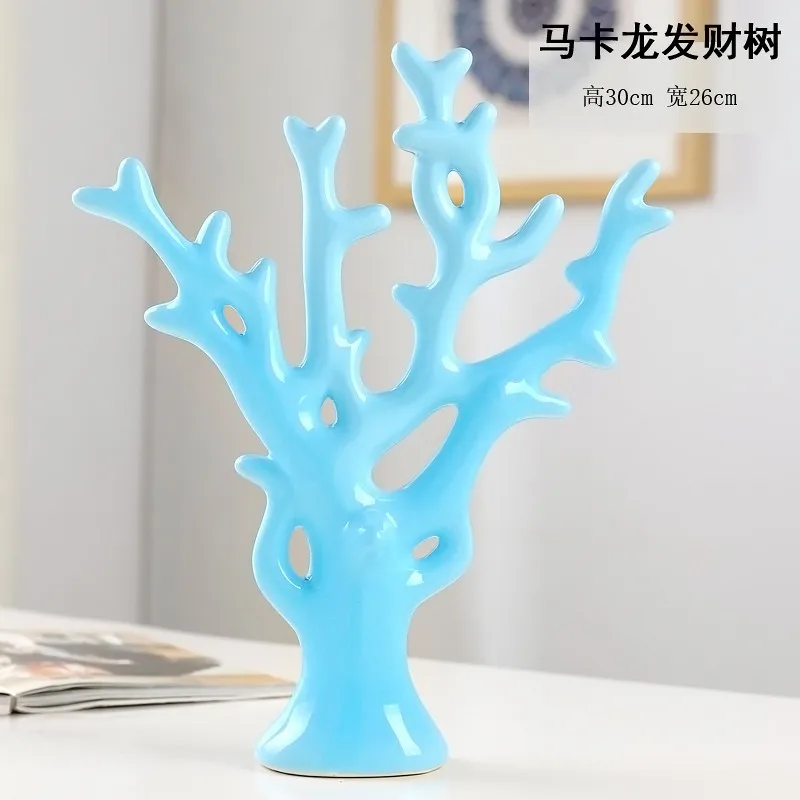 Современные керамические фигурки украшение для гостиной дома ремесла