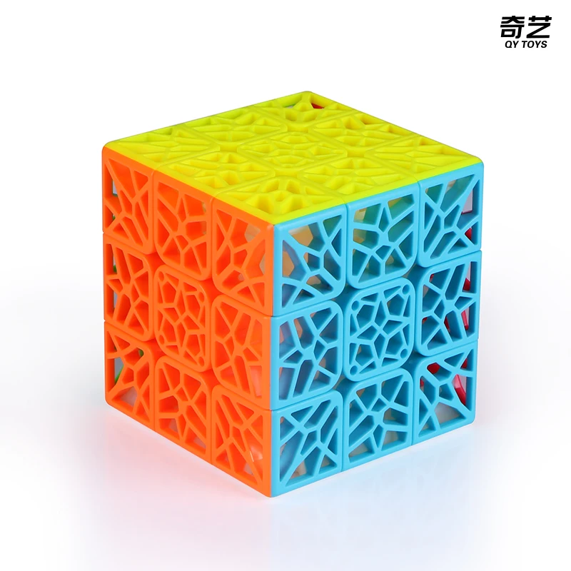 

QiYi CuberSpeed DNA concave 3x3 Stickerless Speed Cube Puzzletoys for children boys DNA 3x3x3 Stickerless Cube boys toys