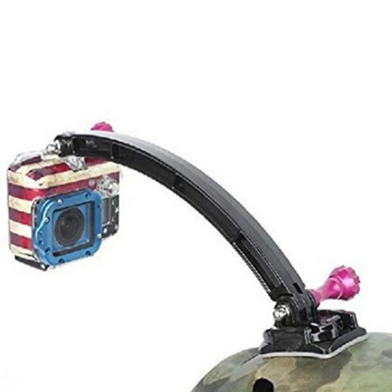 

Helmet Arm Extension curved Pole selfie stick for GoPro 9 8 7 6 5 SJCAM Xiaomi Yi 4K DJI Camera Go Pro Accessories