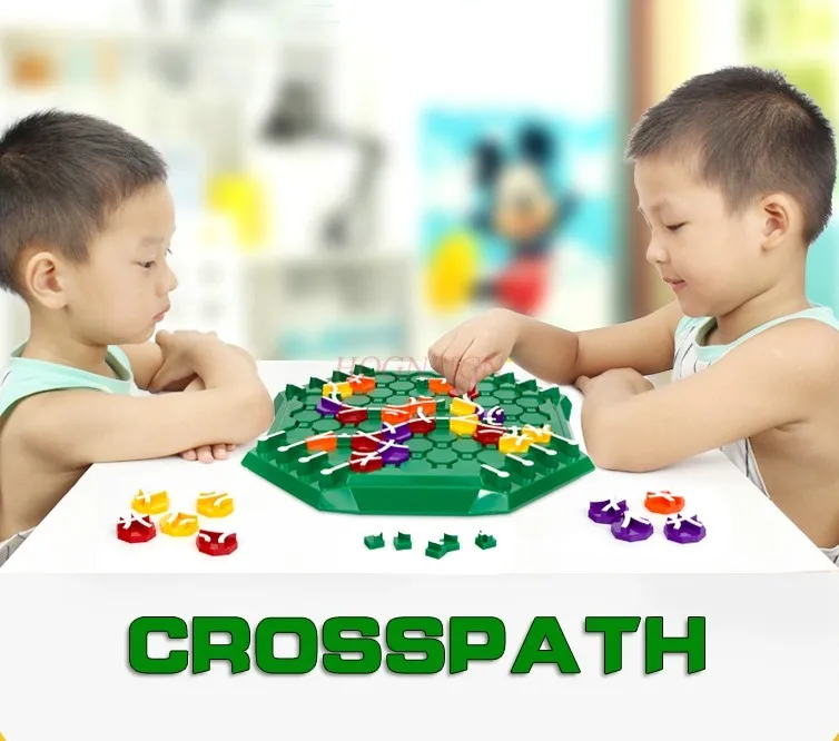 

Детская развивающая игрушка для детей и родителей, настольная игра для сражений с перекрестной дорожкой для 2-4 человек, игра для мышления дл...