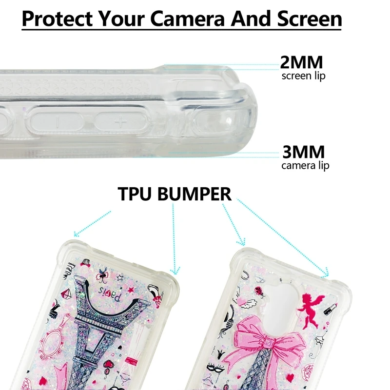 Longxin для Huawei NOVA Smart TPU мягкий чехол мультфильм зыбучий песок простота