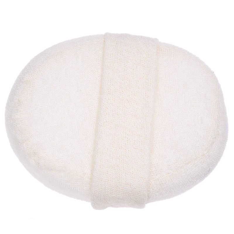 Мода щетка для ванной полотенце тела вытирания натуральной люфы эллипса