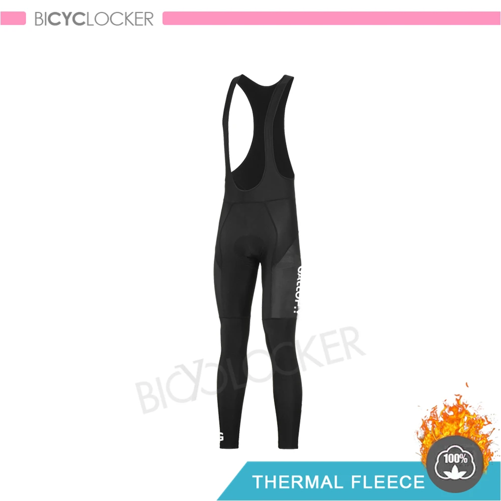 Bib Long Pants Зимняя одежда для велоспорта куртка с длинными рукавами для шоссейного велосипеда Женская велосипедная одежда профессиональная команда Теплая Флисовая майка комплект теплый MTB - Цвет: Bib Long Pants