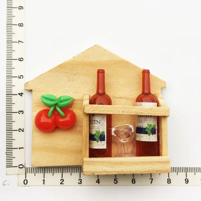 Магнитная наклейка на холодильник для домашнего декора клейкие заметки машина