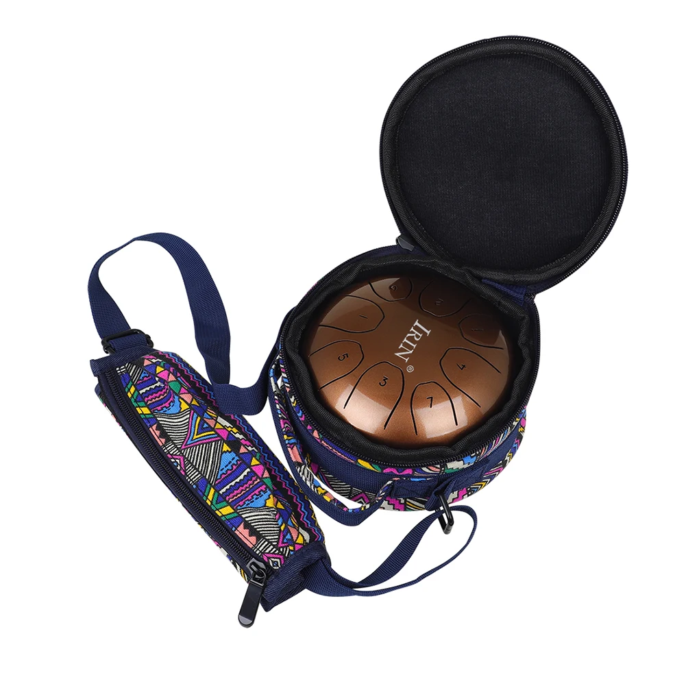 

8 inch 11 Tune Tongue Drum Hand Pan Tank Percussion Musical Instruments Hand Pan Drum for Children Beginner with Storage Bag