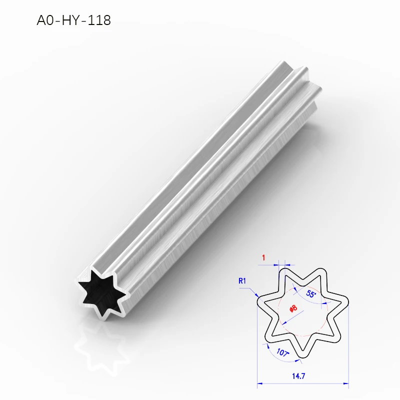 Экструзионный алюминиевый профиль для усилителя мощности звука производство