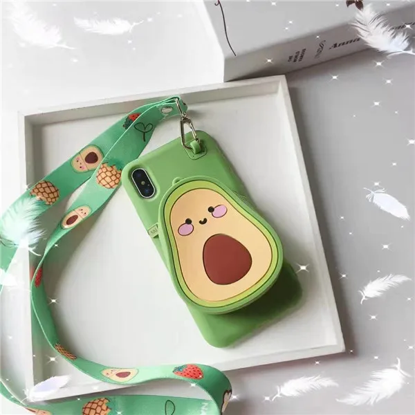 style 10 3D милый корейский Emoticon Пакет Медведь Кролик Сумочка с Тоторо чехол для iPhone X XS MAX XR 6 6s 7 8 Plus Мягкий силиконовый чехол - Цвет: style 10