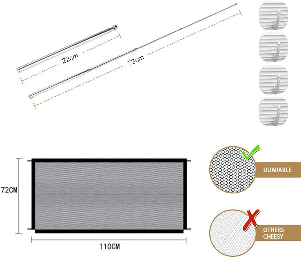 Волшебные ворота для собак оригинальная сетка забор внутренних и наружных