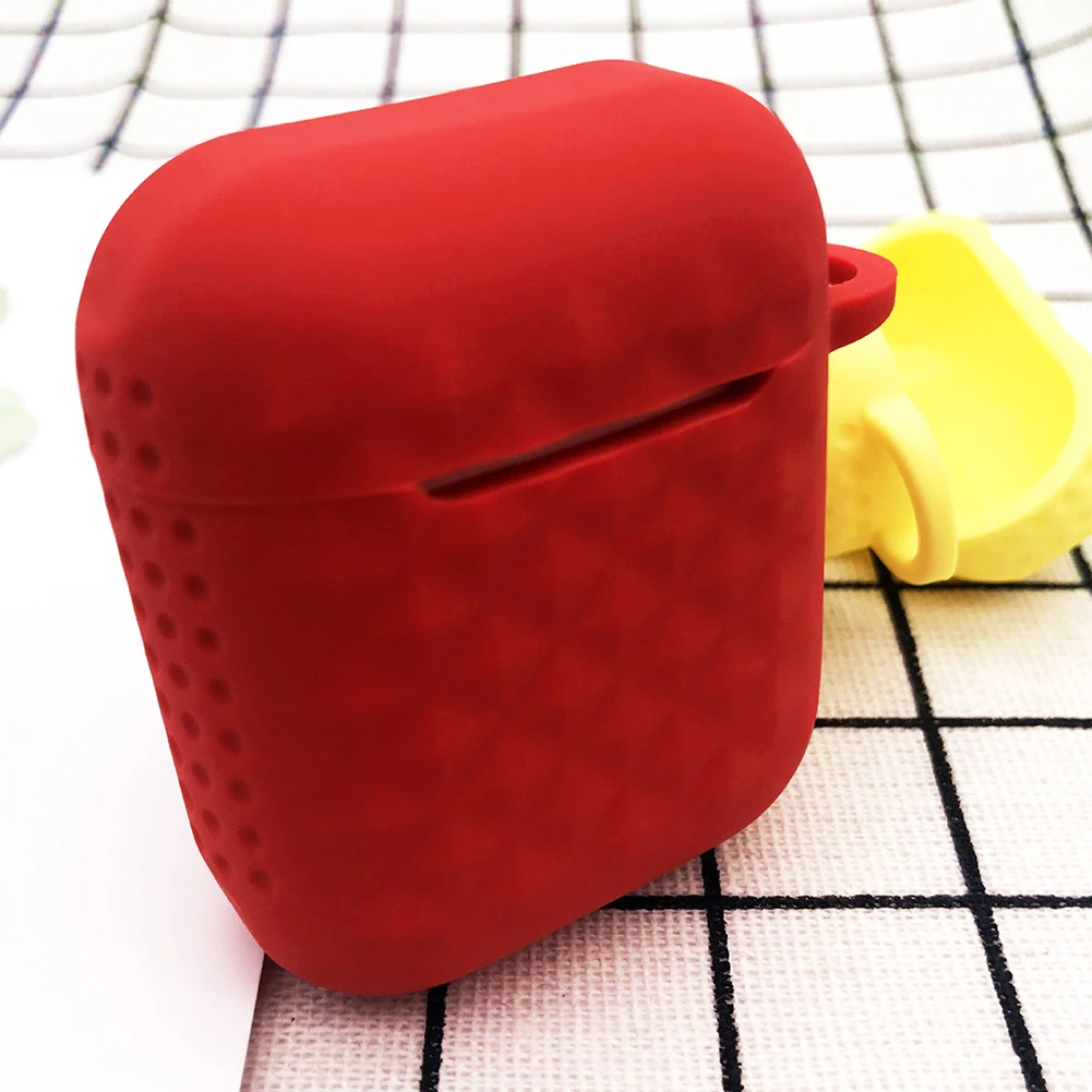 Чехлы ремешок карабин защитный чехол для AirPod s наушники силиконовый Air Pods 2 Чехол