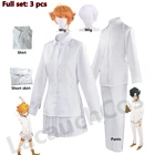 Костюм для косплея по мотивам аниме Обещанный невевер, школьная форма Эммы Нормана Рэй, костюм из рубашки и брюк, на Хэллоуин