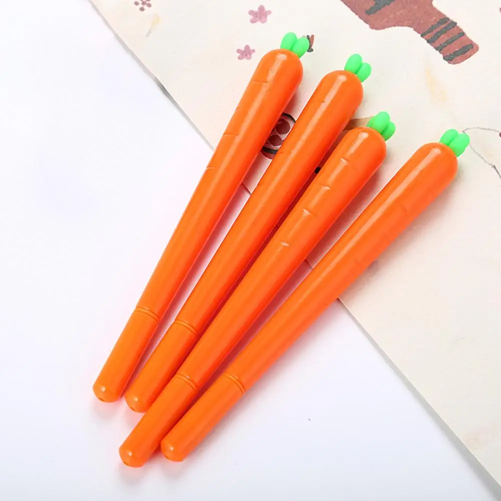 4 шт. гелевые ручки с рисунком моркови| |
