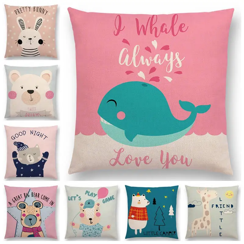 Милые животные теплые сердце счастливые слова кролик КИТ медведь лебедь кошка