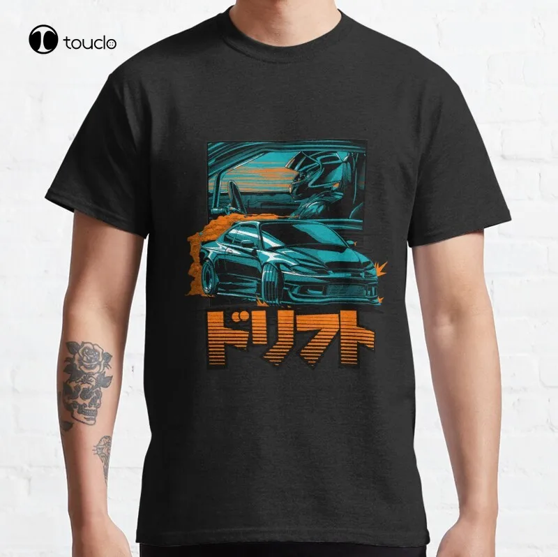 

Nissann Silvia Dorifto Classic 180Sx 240Sx 200Sx Sr20 Sr20Det T-Shirt Cotton Tee Shirt Custom Aldult Teen Unisex Xs-5Xl