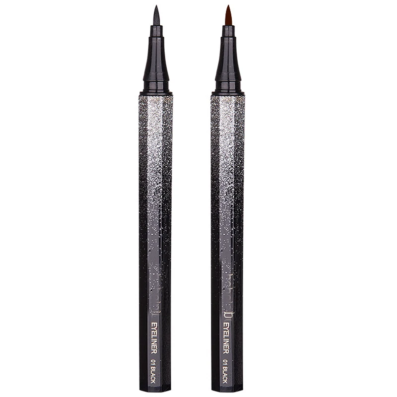 Звезда подводка для глаз Черная Подводка коричневая стойкая водостойкая не