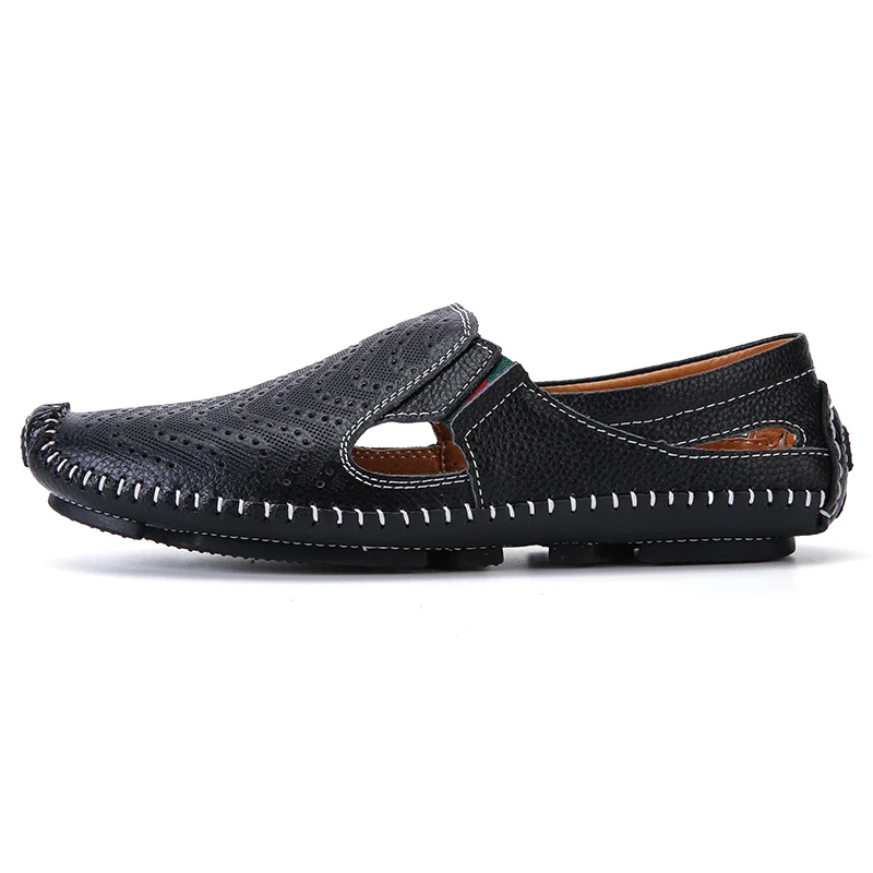 

herren cuero sport transpirables ritable roman beach sandles black ete v sandalia heren para shoe trekking sandals-men sandal