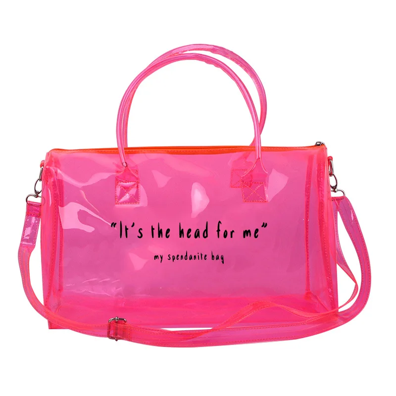 

Female Gym Bag Ballet Bags for Women Girls Sports Outdoor Transparent Jelly Bag for Yoga Fitness Bag Exercise Accessories