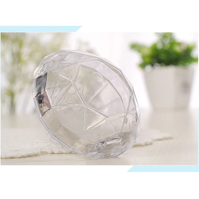 

12 шт. коробка для конфет пищевого класса прозрачная пластиковая коробка для конфет в форме алмаза контейнер для Хэллоуина детские подарочн...