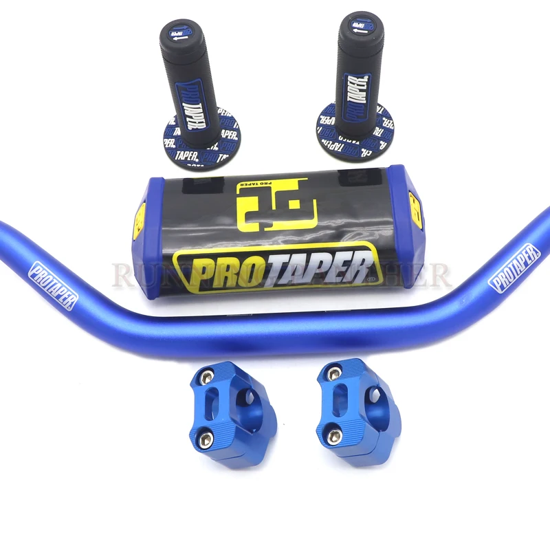 Мотоцикл 28 мм CNC 1-1/" Fat Bar руль Грипсы колодки для KTM HONDA KAWASAKI SUZUKI YAMAHA Protaper Pro Dirt Bike Motorcross