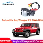 Автомобильная Беспроводная парковочная камера заднего вида для Land For Jeep Wrangler JK JL 2006  2019 2020 CCD full HD ночное видение водонепроницаемый RCA