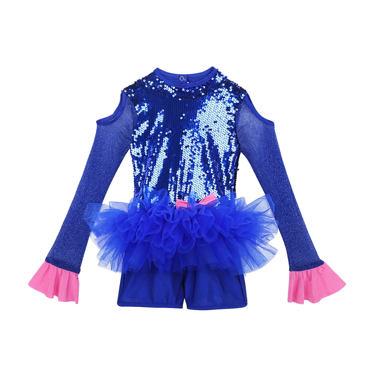 Детское блестящее фатиновое платье пачка с блестками для девочек балетный