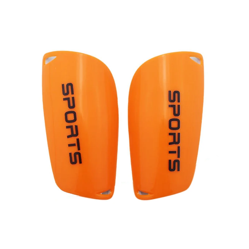 Orange Shin Pad 1 пара спортивных щиток на голень для футбола, рукав для поддержки ног, футбольные компрессионные голени, рукав Shinguard Для Взрослых Подростков, детей - Цвет: Orange Shin Pad