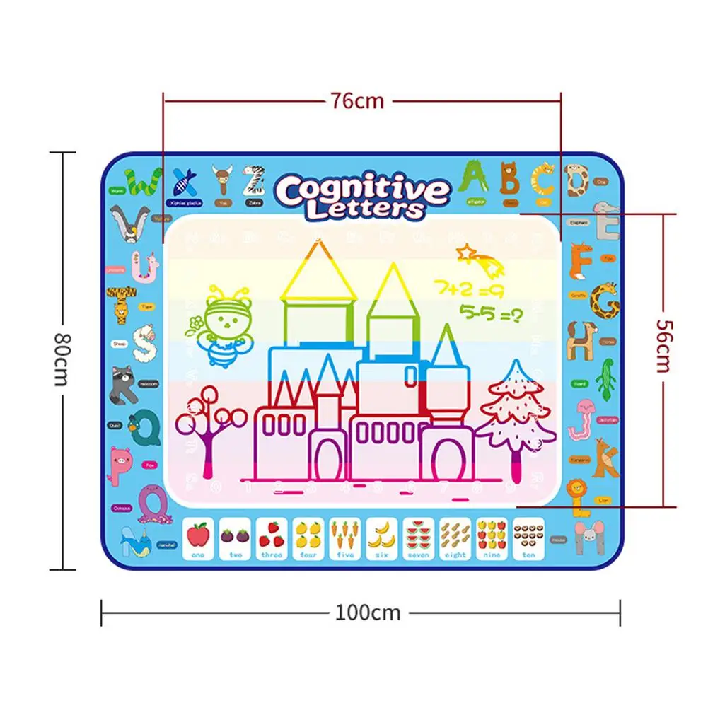Детский разноцветный волшебный коврик для граффити Волшебный Цвет Набор