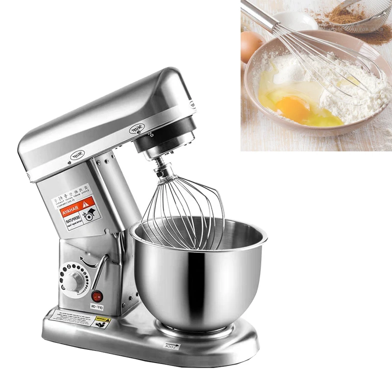 

Electric Stand Food Mixer Stainless Steel Chef Machine 10L Bowl Cream Blender Knead Dough Cake Bread Whisk Egg Beater