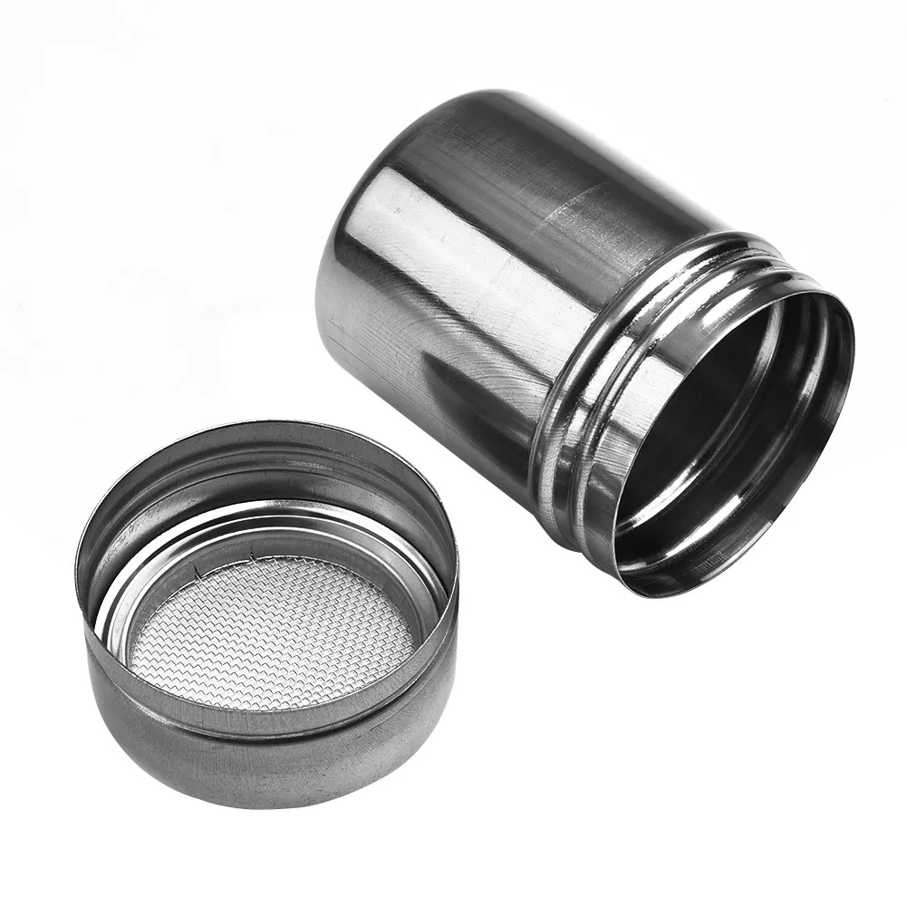 

Dining Seasoning jar Professional Cooking Stainless steel 2Pcs BBQ With lid