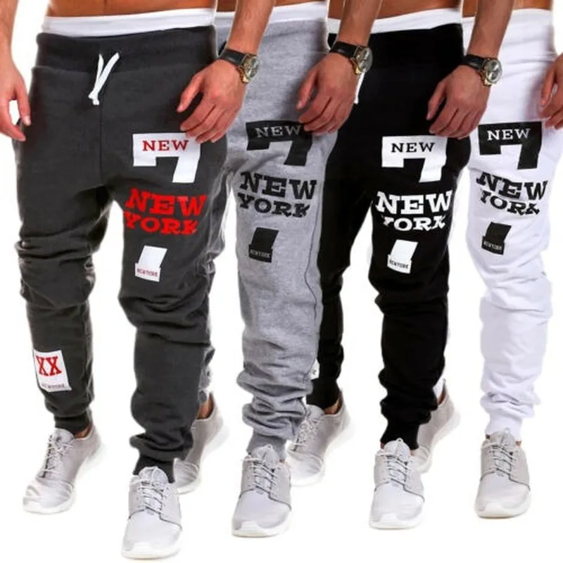 

Mens Joggers Training Harem Pants Sweat Trousers Jogging Sport Gym Tracksuit