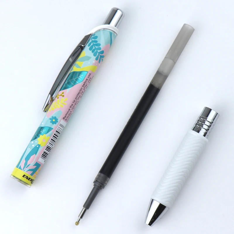 Японская гелевая ручка Pentel ограниченная серия 0 5 мм черные ручки быстросохнущие