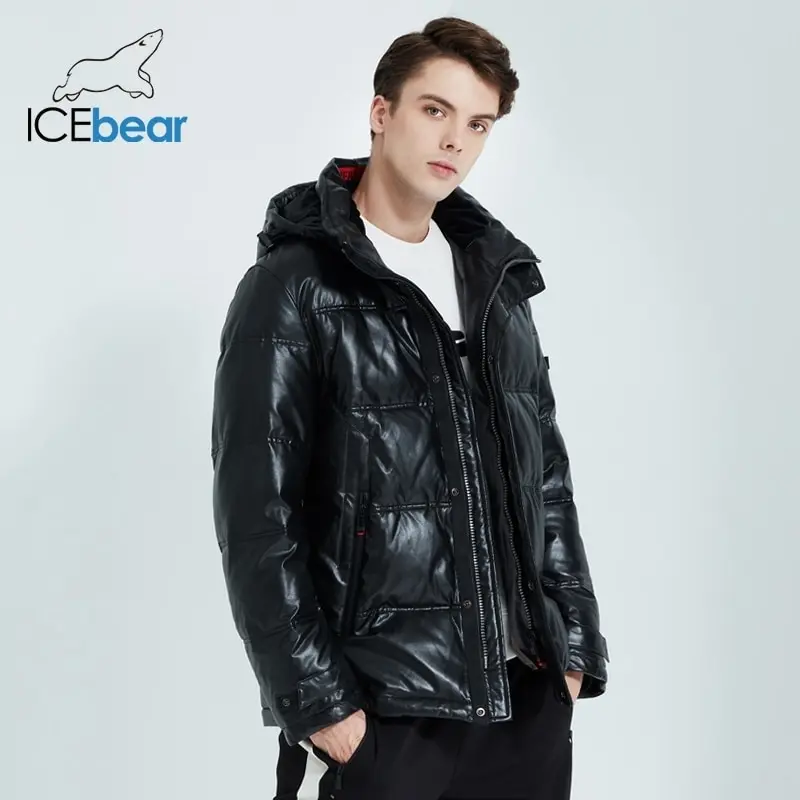 ICEbear 2020 зимняя куртка мужская хлопка ватник дышащая толстая и теплая