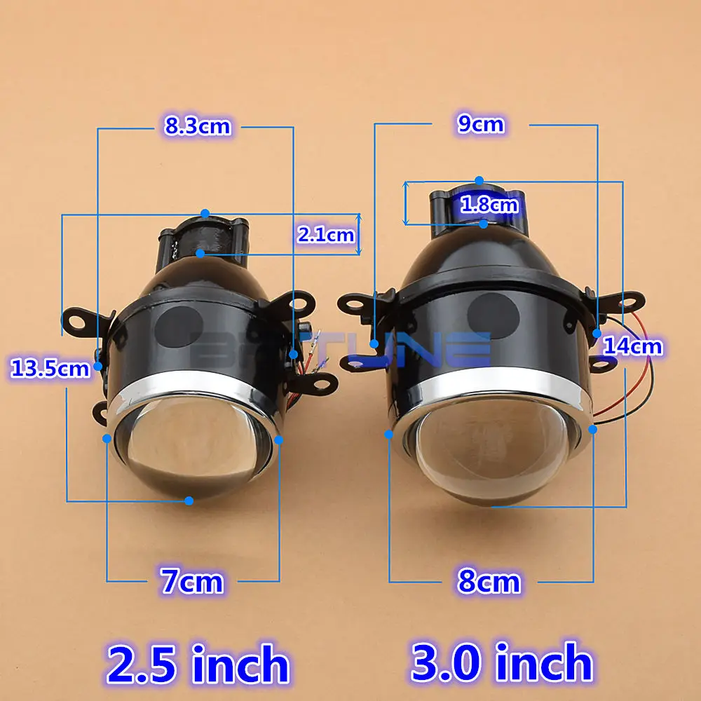 8 дюйма h1. биксеноновые линзы dixel 2. размер линзы 2. размер линзы 2. 5 h1.