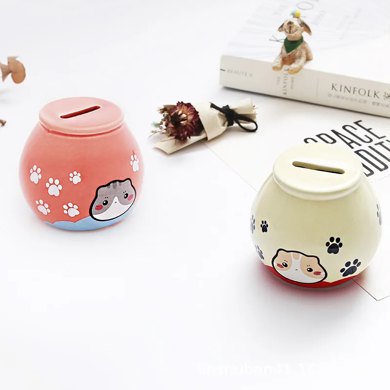 Копилка котенок игрушки мультфильм кошка копилка миниатюрная Детская сумка для