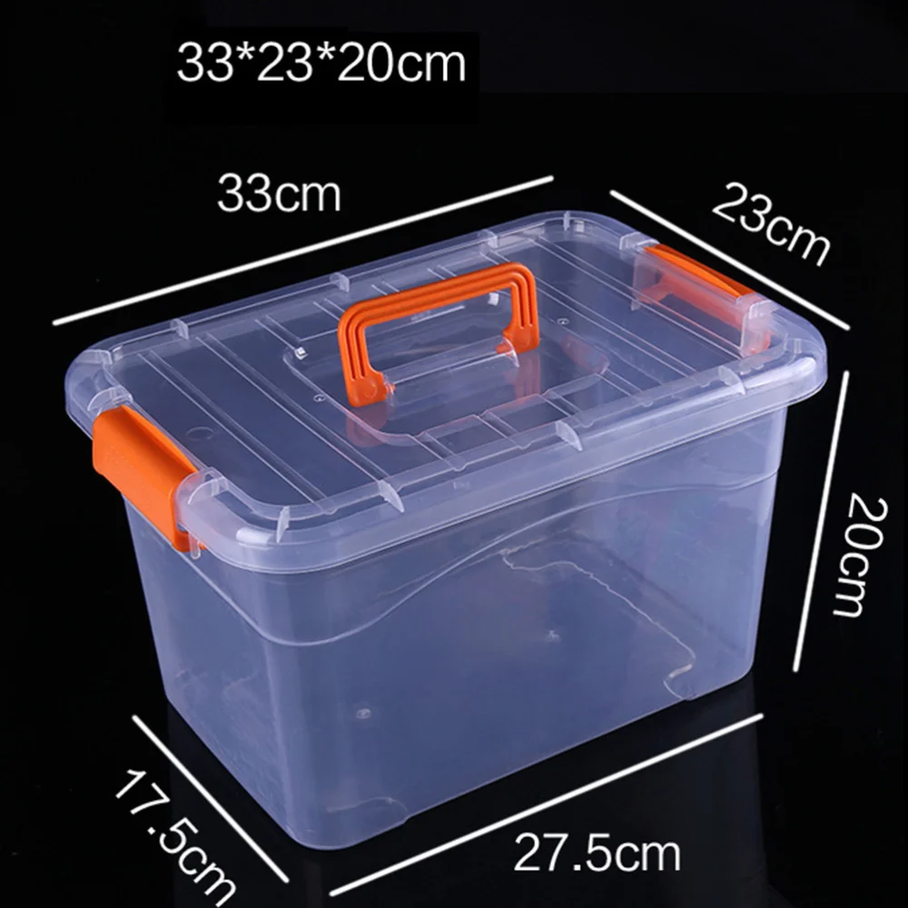 

Storage Case Portable Transparent Storage Box Container with Cover