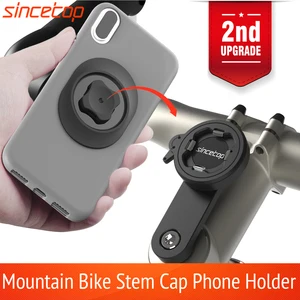universal mountain bike stem cap phone holder mtb aluminum quick mount rotatable handlebar bracket for harley davidson 2nd gen free global shipping