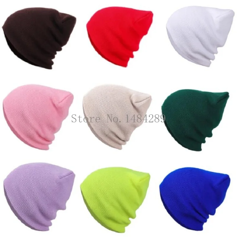 Зимние шапки однотонные для женщин | Аксессуары одежды