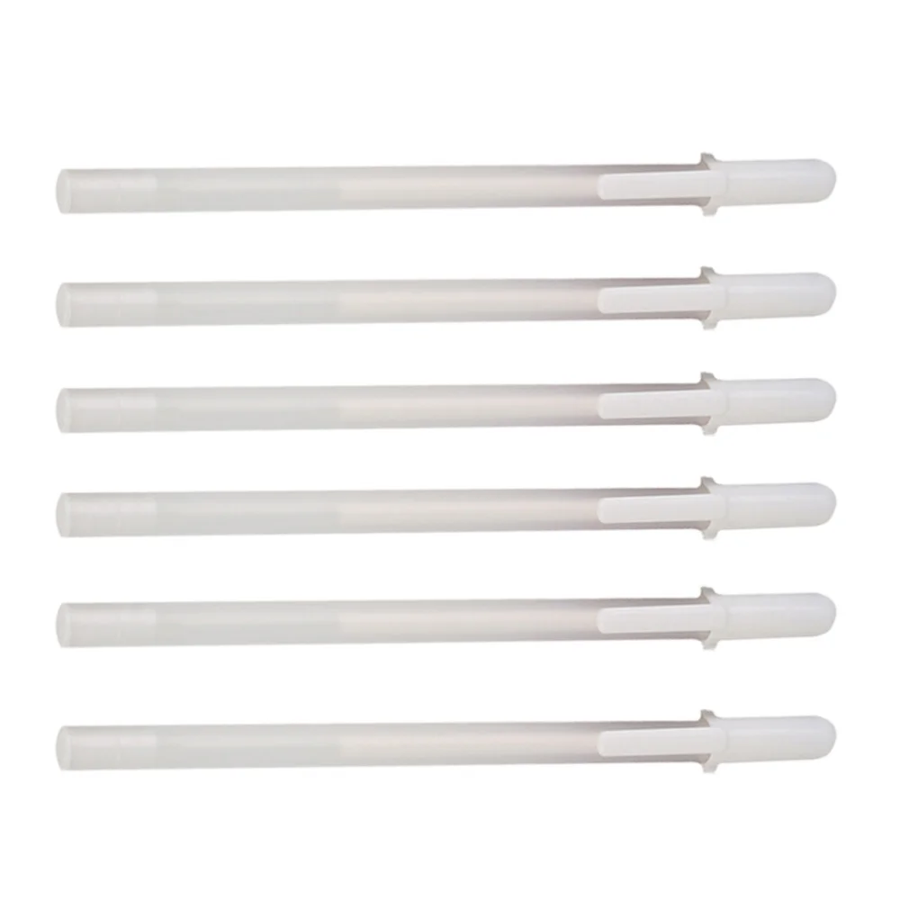 

6 Pcs White Oil Based Paint Pen Markers Fine Point Tips Ink Arts Crafts Tools(White)