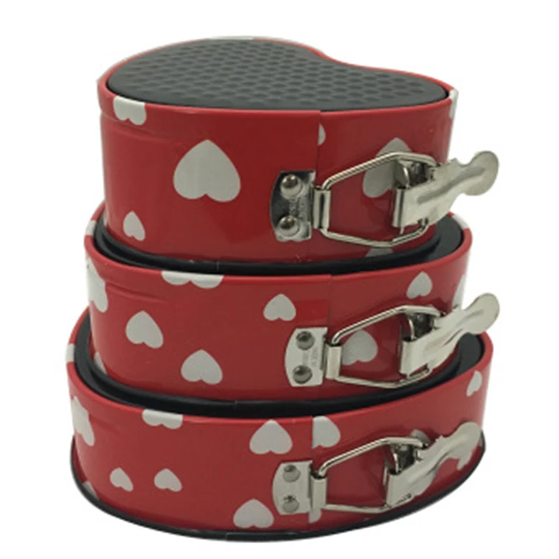 Набор из 3 предметов круглый набор для торта антипригарный пружинный форма