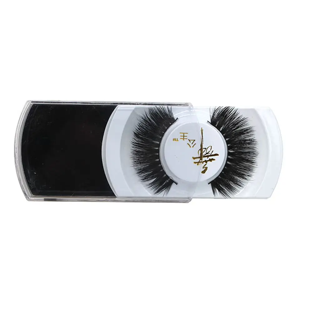 1 пара женские Искусственные ресницы 3D из 100% натурального меха норки|Накладные
