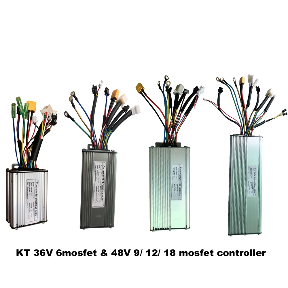 Электрический велосипедный контроллер электровелосипеда 36 В 48 250 Вт 350 500 750 1000 1500