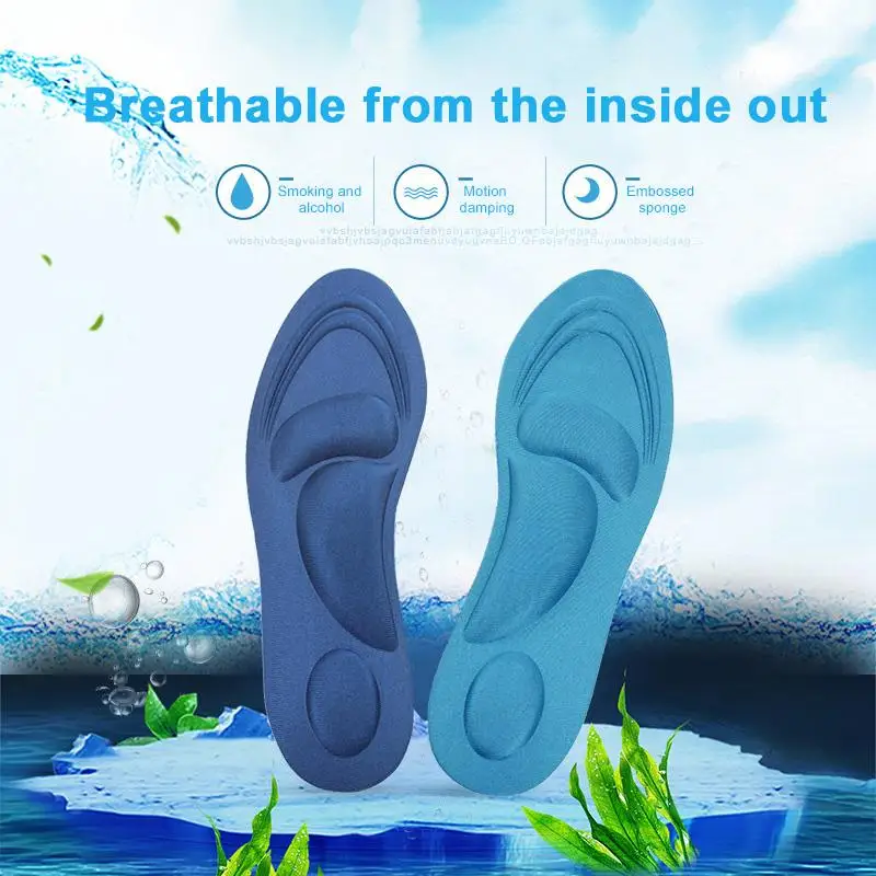 

Massage Soft Sponge Insole Sports Insole Silica Gel 2pcs 45D Health Healthcare Orthotic Insole Motion Environmental Protection
