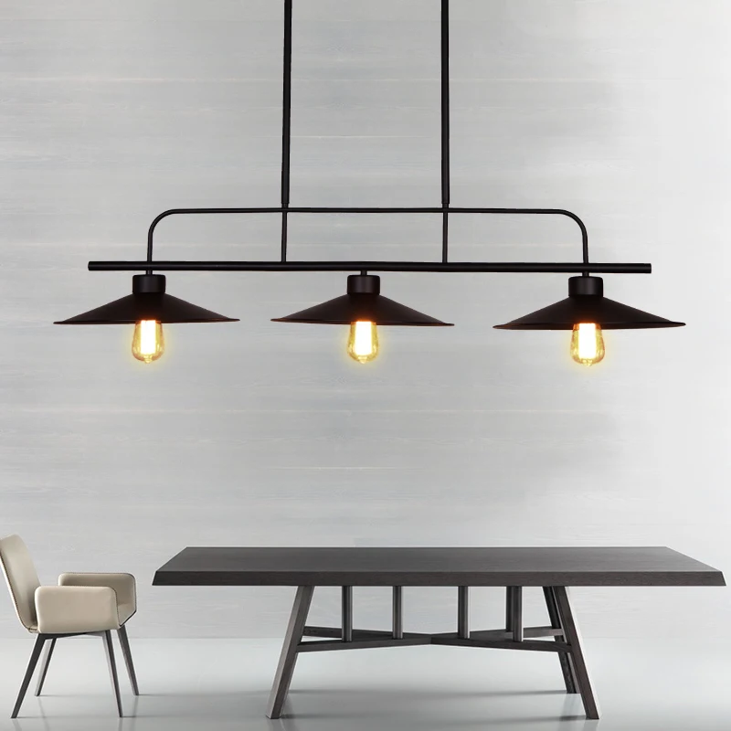 Винтажные железные подвесные светильники в стиле лофт промышленные