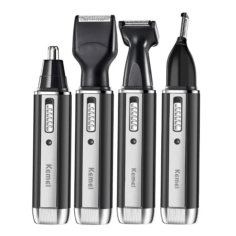 4in1 rechargeable nose hair trimmer beard trimer for men ear eyebrow nose trimmer for nose and ear hair removal cleaning machine