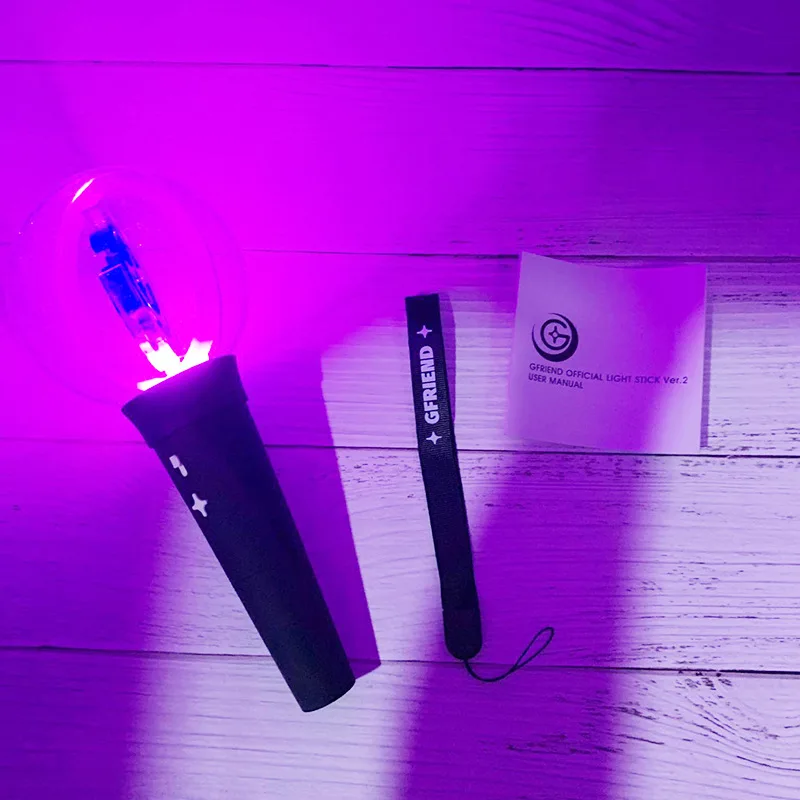 Kpop GFRIEND Lightstick Ver.2 концертная поддержка световая палка Bluetooth подключение Мода GFRIEND стеклянные бусины ночные лампы вентиляторы подарки