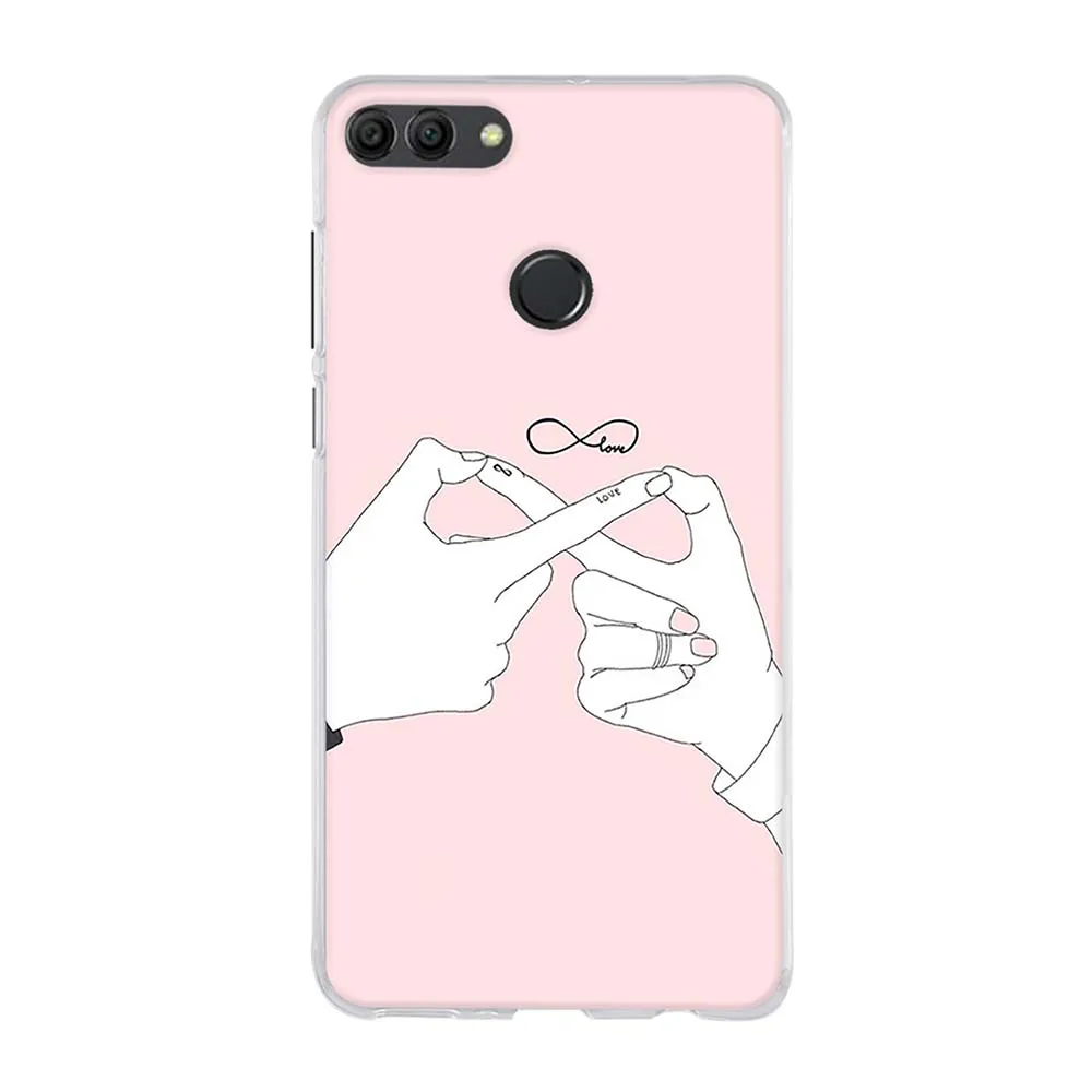 Для huawei Y9 2018 чехол силиконовый для задняя крышка Etui Hoesje Coque телефона | Мобильные