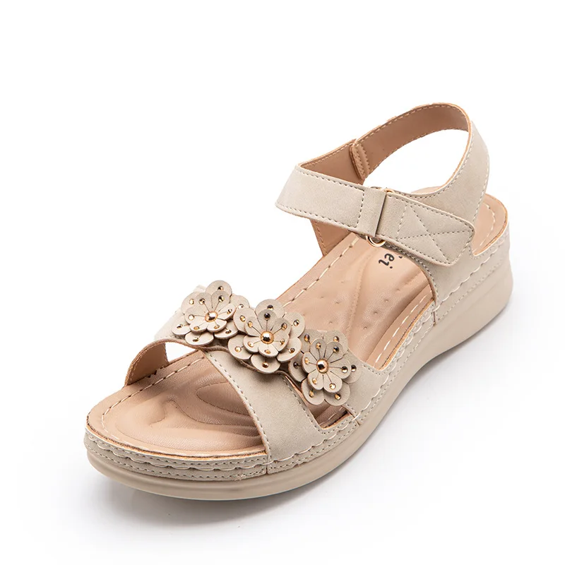 

Wedges Shoes High Heels Platform 2021 Ladies Casual Summer Strap Women Shoes Woman Sandals Genuine Leather Sandalias Mujer