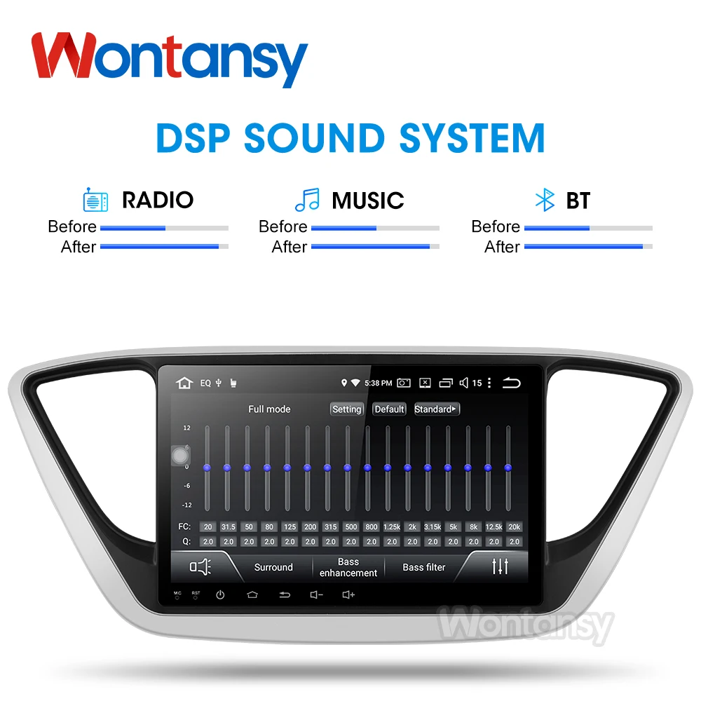 PX30 автомобильный DVD GPS для Hyundai Verna Solaris 2017 octa Core 9 &quotAndroid 0 ПК головное устройство