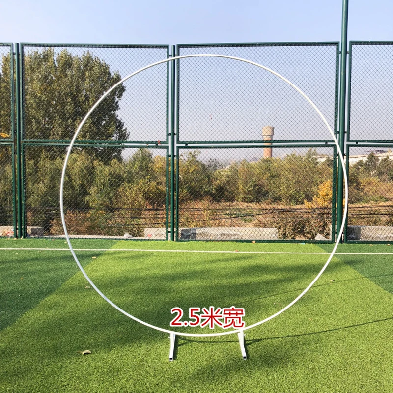 

Wedding Arch Round Balloon Flower round Background frame stand birthday party baby shower decoration circle backdrop stand