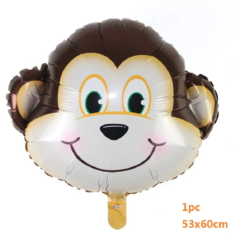 animal balloon 7 С днем рождения баннер розовое золото Бумажная гирлянда воздушные шары "Звезды" DIY ремесла для маленьких мальчиков и девочек день рождения крестины вечерние украшения - Цвет: animal balloon 7