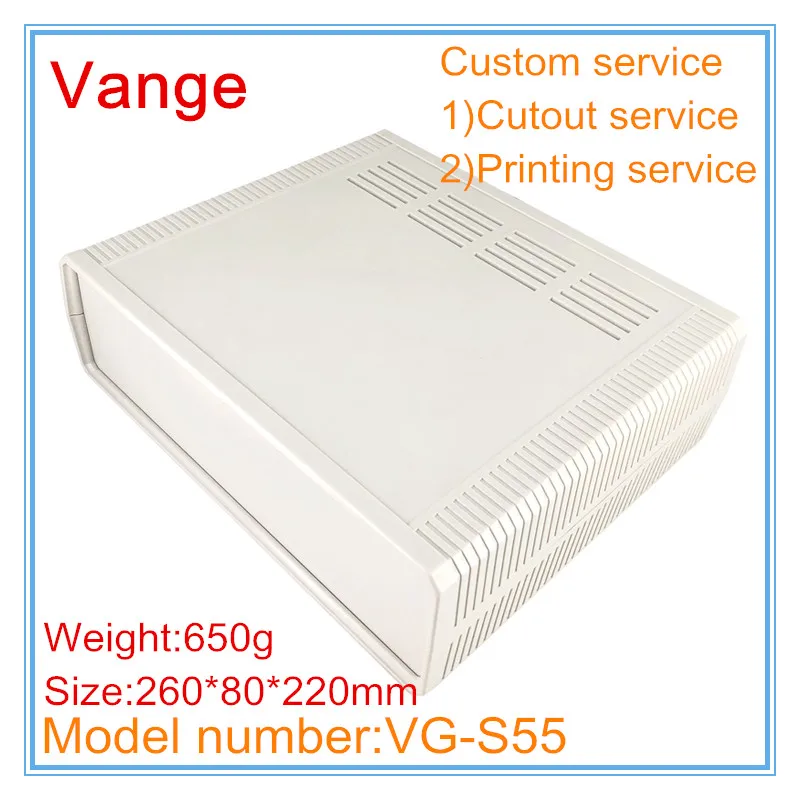 1pcs/lot mould extrusion box 260*80*220mm ABS plastic case enclosure diy for electronic sensor device | Обустройство дома